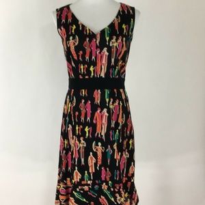 Kay Unger Women Dress V Neck Sleeveless Size 6